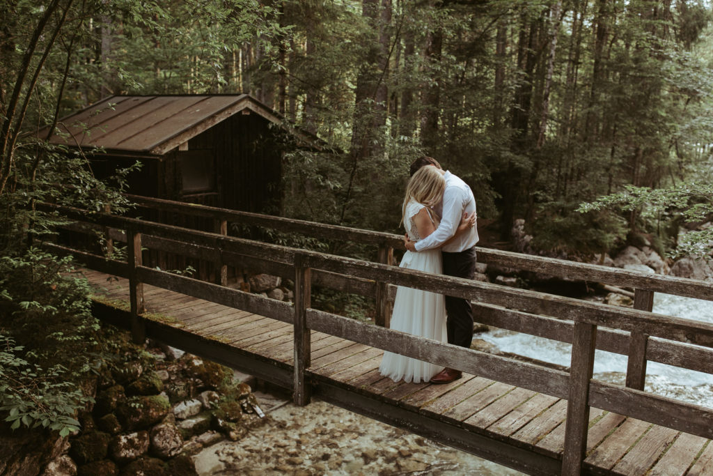 Eloping in Germany at the Hintersee