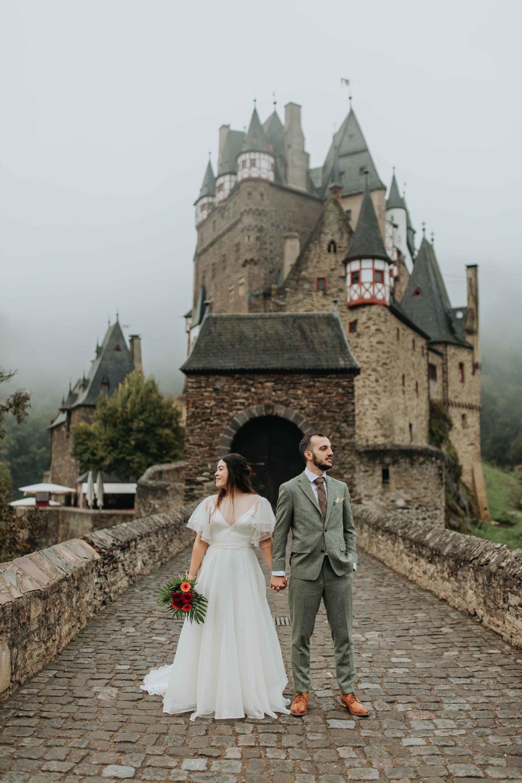 Burg Eltz is Germany's most beautiful castle for wedding photos