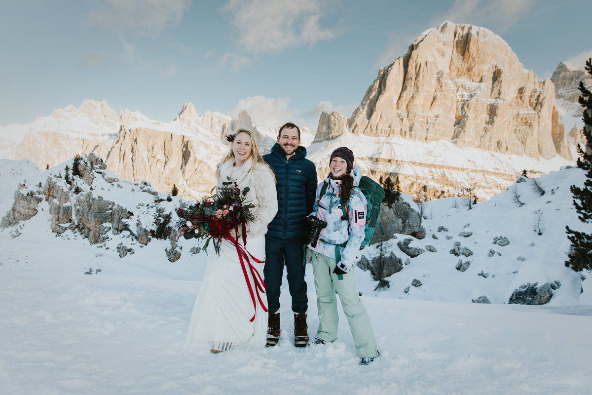 Austria and Dolomites ski wedding photographer Mariah Arianna 